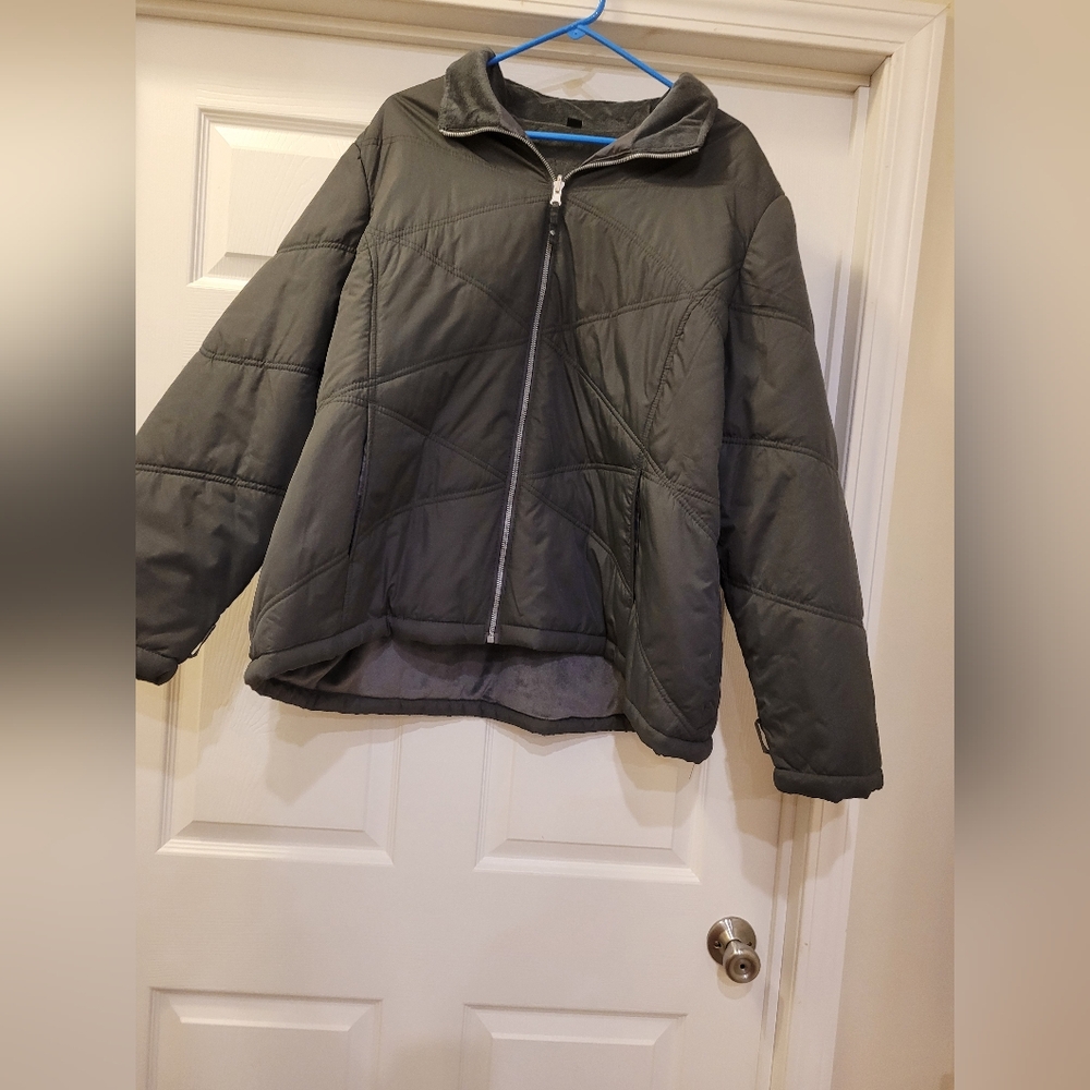 Rothschild Below Zero 3x Plus Size Gray Lightweight Jacket Like New - Picture 2 of 5